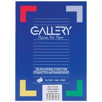 Gallery witte etiketten ft 105 x 35 mm (b x h), rechte hoeken, doos van 1.600 etiketten - thumbnail