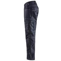 Blåkläder Service werkbroek denim stretch 14391141 | Marineblauw | Maat 54 - 7330509652107 - thumbnail