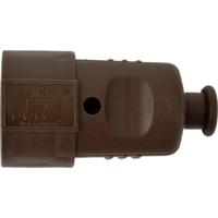 N & L 17262 Koppeling met randaarde Kunststof 230 V Bruin - thumbnail