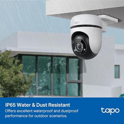 TP-Link Tapo C500 WLAN-beveiligingscamera voor buiten, 360° FHD 1080p met nachtzicht, bidirectionele audio, cloud-video-opname, werkt met Alexa