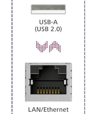 Hama Netwerk-adapter, USB-stekker - LAN/Ethernet-aansluiting, Fast-ethernet UTP kabel Zwart