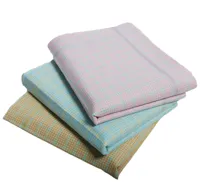 12 stuks Dames zakdoeken - Happy Colours - Vrolijke vrouwen zakdoeken katoen - 12 - 12 - Blauw - thumbnail