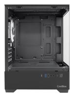 ATX Semi-toren BehuizingCoolBox COO-CHA-GM200B-0 Zwart Groen - thumbnail