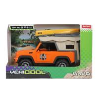 Toi-Toys Animal world jeep en kano met licht en geluid - thumbnail