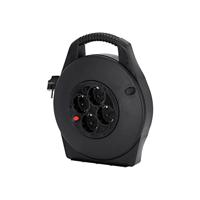 Adam Hall 3 Star CD 10 PWR kabelhaspel met 10m stroomkabel + 4x Schuko - thumbnail