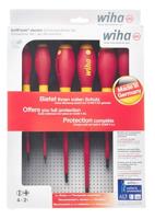 Wiha Wiha SoftFinish electric 320N - Schraubendrehersatz Schroevendraaierset VDE 6-delig Plat, Kruiskop Phillips - thumbnail