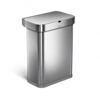 Simplehuman Afvalemmer Sensor Voice Control 58 liter - thumbnail