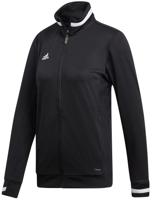 Adidas T19 Track Jacket Dames Zwart - thumbnail