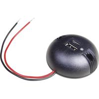 ProCar Ronde opbouw-Power USB-C/A dubbele stekkerdoos Stroombelasting (max.): 5 A 12 V, 24 V - thumbnail