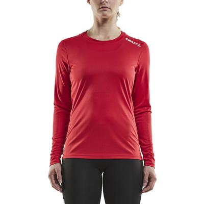 Craft 1907365 Rush LS Tee W - Bright Red - L