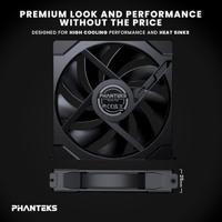 Phanteks PH-F140M25_G2_BBK01 PC-ventilator Zwart - thumbnail