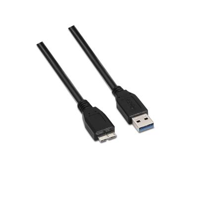 aisens A105 – 0043 – 1 m USB 3 kabel (voor externe behuizing, digitale mobiele accessoires en achteruitrijcamera's) zwart