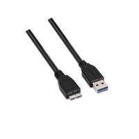 aisens A105 – 0043 – 1 m USB 3 kabel (voor externe behuizing, digitale mobiele accessoires en achteruitrijcamera's) zwart - thumbnail