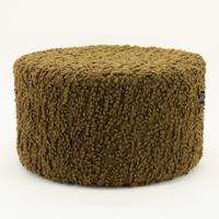 By-Boo Poef 'Vista' 60cm, kleur Mosterdgeel - thumbnail