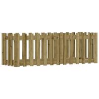 Plantenbak verhoogd hekontwerp 150x50x50 cm gempregneerd hout - thumbnail