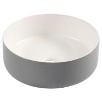 Waskom Differnz Mira 12x36 cm Grijs/Wit - thumbnail