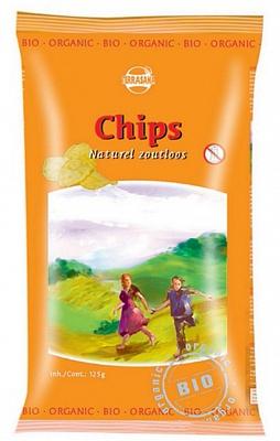 Terrasana Chips Pomm Zonder Zout Bio (125g) Terrasana Chips Pomm Zonder Zout Bio (125g)