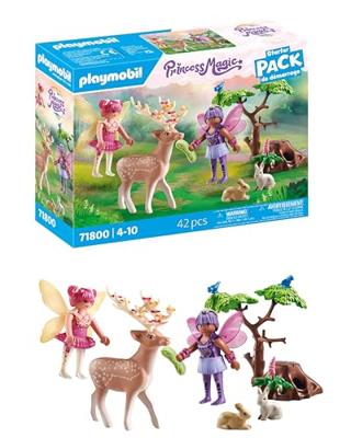 PLAYMOBIL Starter Pack feeën met bosdieren 71800 - thumbnail