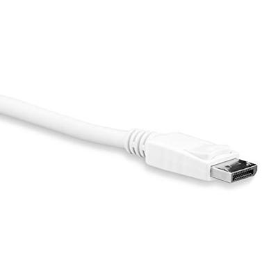 .com USB C naar DisplayPort kabel - 3m - wit - 4K 60Hz - Thunderbolt 3 compatibel - USB C kabel - USB C video adapter