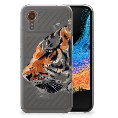 Smartphone hoesje Samsung Galaxy Xcover 7 Watercolor Tiger