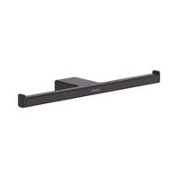 Dubbele Toiletrolhouder HansGrohe AddStoris Mat Zwart - thumbnail