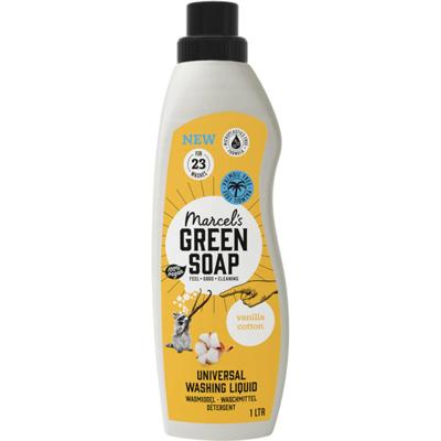Marcel&apos;s Green Soap Wasmiddel - vanille & katoen - 1 liter