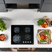 Gaskookplaat Cata CCI 6031 BK 60 cm - thumbnail