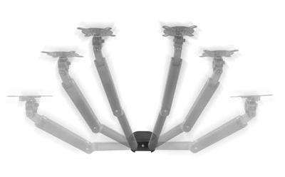 OneForAll DM 4210 Universele dubbele monitorarm Monitorarm Zwart