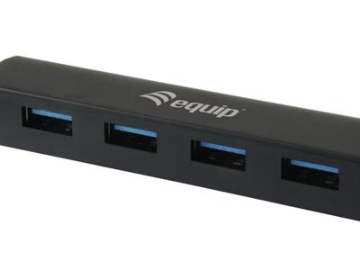 Equip Equip Life 4-Port USB 3.0 Hub - Hub - 4 x SuperSpeed USB 3.0 128953 USB-hub 4 poorten USB-A USB 3.0 5 GBit/s Zwart Equip Equip Life 4-Port USB 3.0 Hub - Hub - 4 x SuperSpeed USB 3.0 128953 USB-hub 4 poorten USB-A USB 3.0 5 GBit/s Zwart