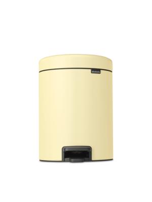 Brabantia pedaalemmer NewIcon 5 liter mellow yellow