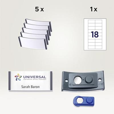 Avery-Zweckform POL30MA02-5DR Naamplaatje (b x h) 70 mm x 30 mm 5 stuk(s)