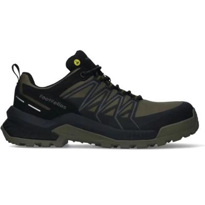 FootFellas Dave werkschoenen S7S zwart/olive - maat 45