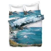 Heckett & Lane HnL Dekbedovertrek Dirk blauw 240x200/220 - thumbnail