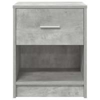 Nachtkastjes 2 st met lade 40x34x50 cm betongrijs - thumbnail