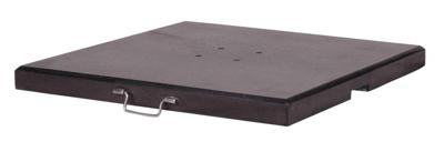 Zweefparasolvoet Platinum 90kg graniet 'Arezzo Milano Monza' met hendel, enkel geschikt voor Platinum, OWN & Hawaii (GI) zweefparasols - Warentuin over zee