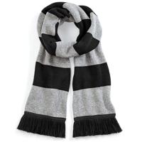 Beechfield CB479 Stadium Scarf - Black/Classic Red - One Size - thumbnail
