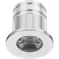 LED Veranda Spot Verlichting - Velvalux - 3W - Natuurlijk Wit 4000K - Inbouw - Rond - Mat Zilver - Aluminium - Ø31mm - thumbnail