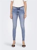Only Onlblush Mid Sk Ank Raw Dnm Rea694 Noos 15263454 Skinny Fit Medium Blue Denim - thumbnail