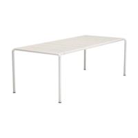 Houe Avanti tuintafel 222x98 cm Muted White Aluminium - thumbnail