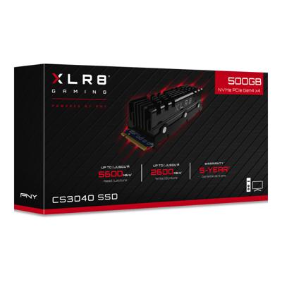 PNY XLR8 CS3040 M.2 500 GB PCI Express 4.0 3D NAND NVMe
