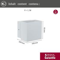Paulmann Cybo 18003 LED-buitenlamp (wand) LED 6 W Wit - thumbnail