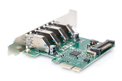 Digitus DIGITUS - 4-Port USB 3.0 PCI Express-Karte 4 poorten PCI Express kaart USB-A 3.0 PCIe