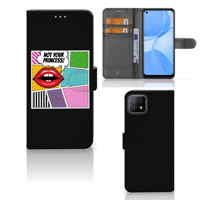 OPPO A73 5G Wallet Case met Pasjes Popart Princess - thumbnail