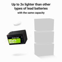 Green Cell LFPGC12V12AH UPS-accu Lithium-ijzerfosfaat (LiFePo4) 12,8 V 12 Ah - thumbnail