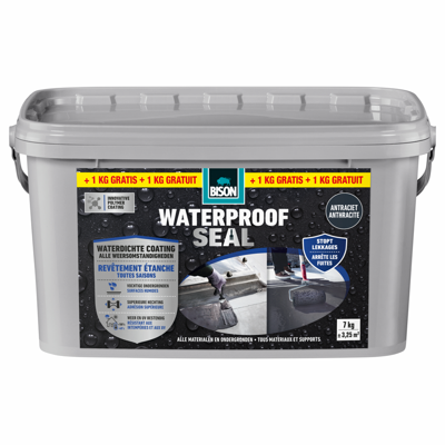 Waterproof seal antraciet 7kg Bison - Bison Waterproof seal antraciet 7kg Bison - Bison