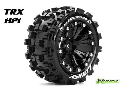 Louise ST-MCROSS Soft banden op 2.8" Velgen Zwart - 1/2" Offset - Hex 12mm Louise ST-MCROSS Soft banden op 2.8" Velgen Zwart - 1/2" Offset - Hex 12mm