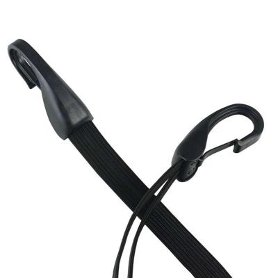 Bibia Widek snelbinder met grote veiligheids haak en 4 banden. zwart 57cm