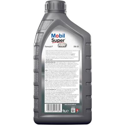 Motoroliecontainer - MOBIL - S3000 0W20 Formula-P - 1 L - 4 seizoenen