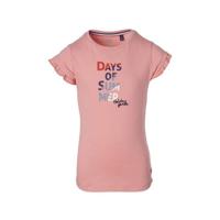 Quapi Girls T-shirt Fiebe met printopdruk roze - thumbnail