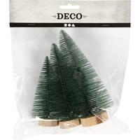 Creativ Company Kerstbomen, h: 10+13+14 cm, 3 stuk/ 1 doos - thumbnail
